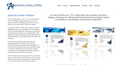 Desktop Screenshot of executivecareerportfolios.com